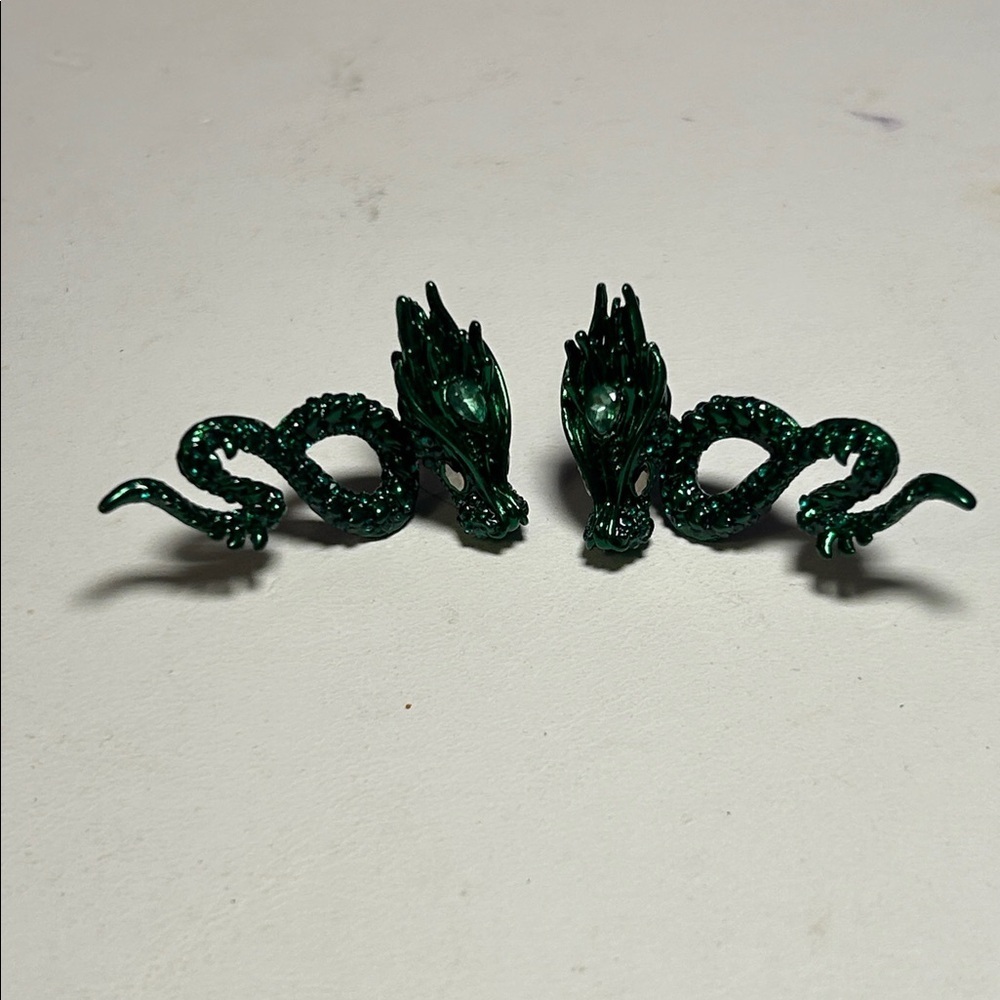 Ear Floaters Dragon Earrings
